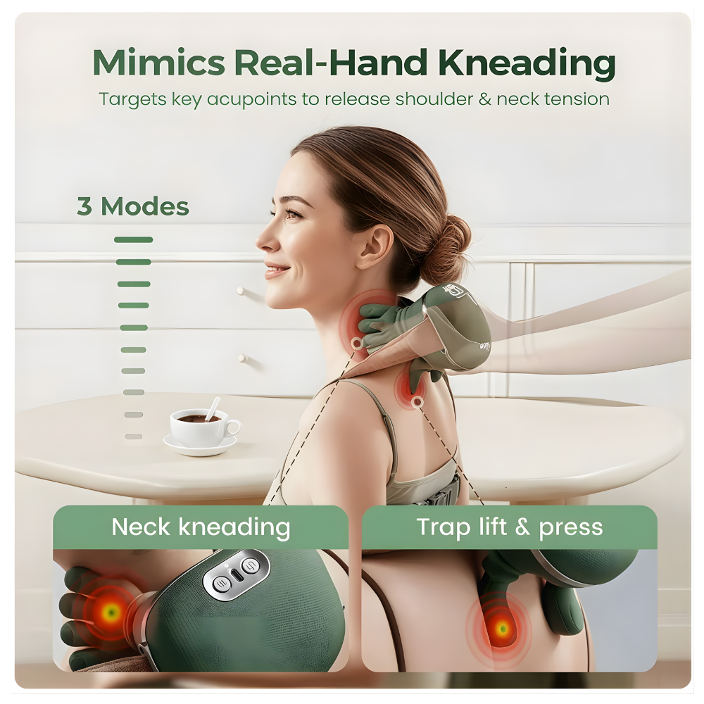 Hedori™ Neck & Shoulder Massager - Say Bye to Spa