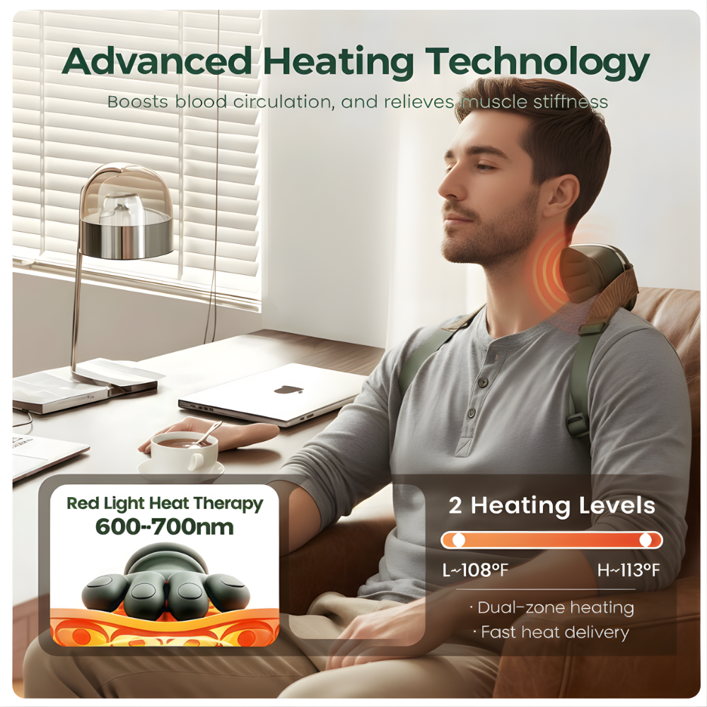 Hedori™ Neck & Shoulder Massager - Say Bye to Spa